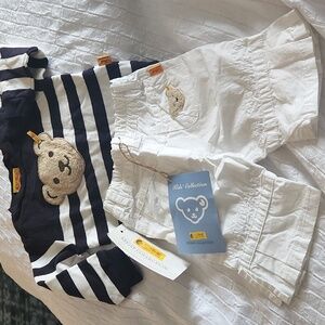 NWT Steiff Outfit 3M Baby Set 100% Cotton